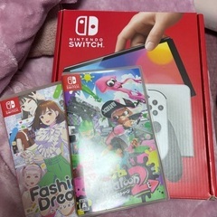 Switch 有機ELホワイト カセット付きの画像