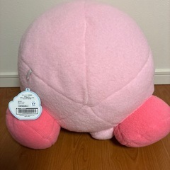 羊毛フェルト風超ビックぬいぐるみ　カービィ　うとうとの画像