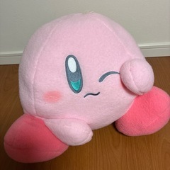 羊毛フェルト風超ビックぬいぐるみ　カービィ　うとうとの画像