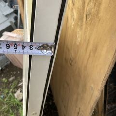 倉庫の入口に使用していた 扉 2枚 セット 物置 防犯 雨風 DIY リフォーム 修理 補修 ドアの画像