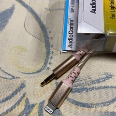 スマホ✖️オーディオ接続コードの画像