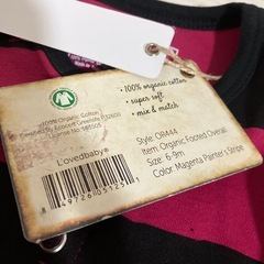 6-9M 新品＊Lovedbaby オーガニックの画像