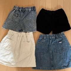140150160女子スカートキュロットの画像