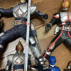 仮面ライダー 人形 まとめ 9体 バンダイ 仮面ライダー龍騎 フィギュア ソフビの画像