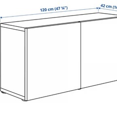 IKEA 収納棚の画像
