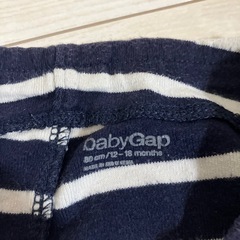 80 babyGap くま刺繍の画像