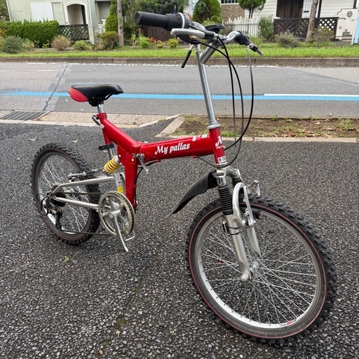 折たたみ自転車 20インチ 6段ギア･Wサス M-10