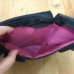 ウエストポーチ　ブラック　POLA①の画像