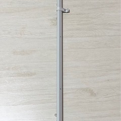カーテンレール シングル 伸縮幅1.1m~2m ホワイトの画像