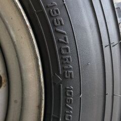 鉄ホイール4本　先着でご連絡いただいた方に！引き取りいつでも対応できます！の画像