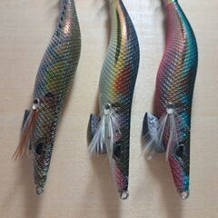餌木・エギ　中古優品　3本組の画像