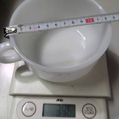 食器 Glasbake グラスベイク スープ カップ 白 3個 セット 直径約12.5㎝ 深さ約6.5㎝の画像