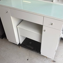 美品　無料　鏡台　棚　机　ドレッサーの画像