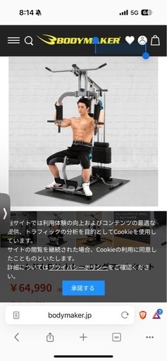 BODYMAKER ホームジムデラックス　シャフト付き　値下げ交渉歓迎