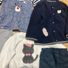 100から110の女児服の画像