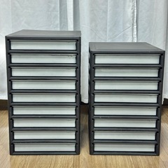 収納ケース 引き出し グレーの画像