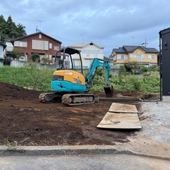 残土　外構で出た庭の残土
の画像