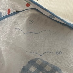 familiarコラボ　身長計おくるみタオルの画像