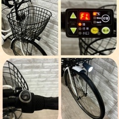 美品✨完成車配送✨送料無料✨室内保管✨ ヤマハ パス　電動自転車 ✨の画像
