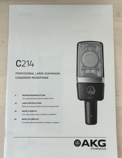 AKG C214 コンデンサーマイク