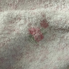 花柄　レース　バスタオルの画像