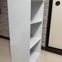 カラーボックス・ホワイト・４の画像