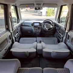 27年式☆ブレーキサポート付き☆月々9千円〜分割払い可❗️ 車検2年付き！【名義変更代込み】大人気☆スズキ スペーシアカスタム☆ステアリングスイッチ付き☆SDナビ付き☆電動スライドドア☆ドラレコ☆スマートキー☆フルオートエアコン☆純正アルミ☆事故歴修復歴なし☆そのまま乗って帰れます‼️の画像