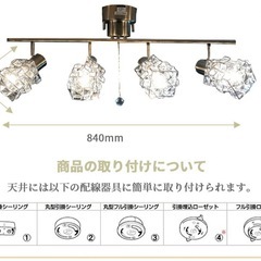 シーリングライト　サテンニッケルの画像