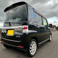 月々9千円〜分割可❗️車検2年付き！【名義変更代込み】広い車内！大人気‼️ダイハツ タントカスタム☆HDDナビ付き☆走行中DVD見れます☆純正アルミ☆事故修復歴無し☆電動スライドドア☆ドライブレコーダー☆そのまま乗って帰れます！の画像