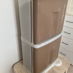 ダストボックス　2段　幅45 高さ83 奥行30(足部35)の画像