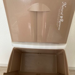 ダストボックス　2段　幅45 高さ83 奥行30(足部35)の画像