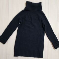 VICKY couture■ウール　オフタートルロングニット　Mサイズの画像