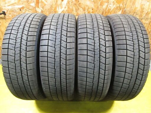 A4313　215/65R16　4本SET　スタッドレス　ダンロップ　ウィンターマックス03　20年製　溝あり　アルファード、ヴェルファイア等に