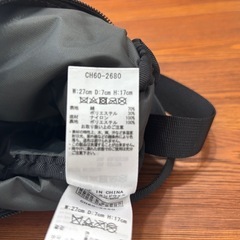 チャムス CHUMS ショルダーバッグ 黒の画像