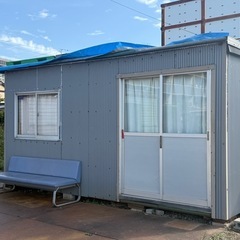 仮設プレハブ小屋(事務所に使用していました)の画像