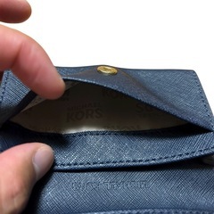⭐️美品⭐️ MICHAEL KORS ネイビー 名刺入れの画像
