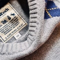 良好◎【Osh Kosh】オシュコシュ  120cm ニット セーター ベストの画像