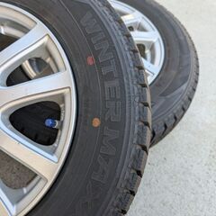 スタッドレス　タイヤ　145/80 13インチ　ホイール付き　の画像
