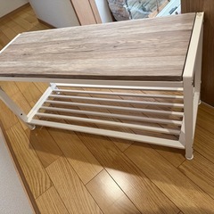 木目棚の画像