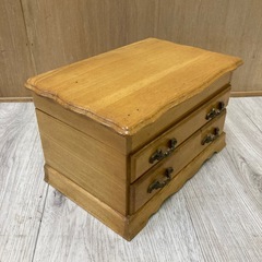 ミラー付き　小引き出し　ジュエリーボックスの画像