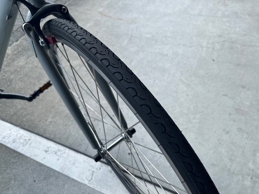【完売御礼】【大人用】整備済中古クロスバイク風シティ車 玉越工業700cフェルカド グレー色 <自転車のオオムラ 静岡店>