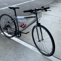 【大人用】整備済中古クロスバイク風シティ車 玉越工業700cフェルカド グレー色 <自転車のオオムラ 静岡店>の画像