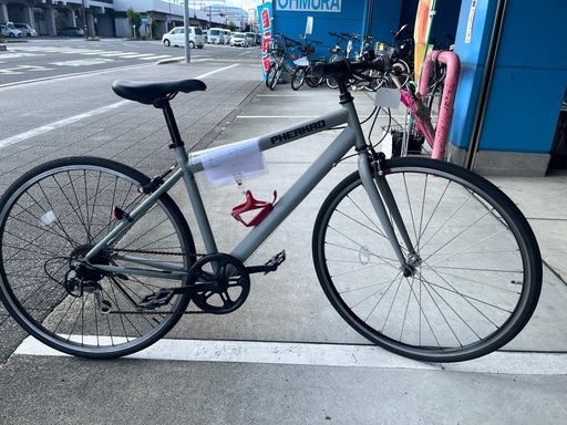 【完売御礼】【大人用】整備済中古クロスバイク風シティ車 玉越工業700cフェルカド グレー色 <自転車のオオムラ 静岡店>