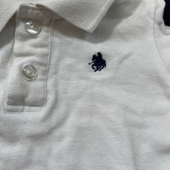 【80】POLO ラルフローレン ポロシャツ ホワイトの画像
