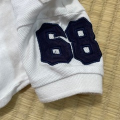【80】POLO ラルフローレン ポロシャツ ホワイトの画像