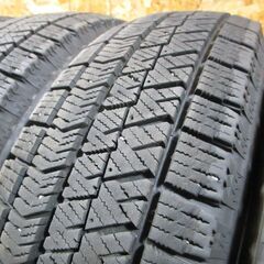 A4634　155/65R14　4本SET　スタッドレス　BS　VRX2　21年製　溝あり　軽自動車にの画像