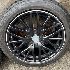 WORK X trap 225/50R18 スタッドレスセットの画像