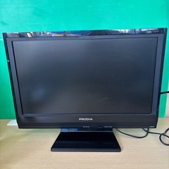 東○430 動作品 B-CASカードなし 液晶カラーテレビ PRD-LA103-22B 2010年製 22V型 液晶テレビ TV 動画用にも ピクセラ PRODIAの画像