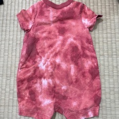 【70】ギャップ ダイダイ柄 ロンパース ベビー服の画像