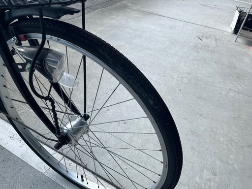 【完売御礼】【大人用】整備済中古自転車 サイモト26型パティオプラス  最廉価 婦人車 紺色 <自転車のオオムラ 静岡店>